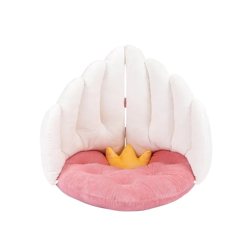 Dog Cave Bed Comfortable Winter Warm Puppy Cats Sleeping Mat Bed Love Heart Shape Angel Wings Soft Cat Bed