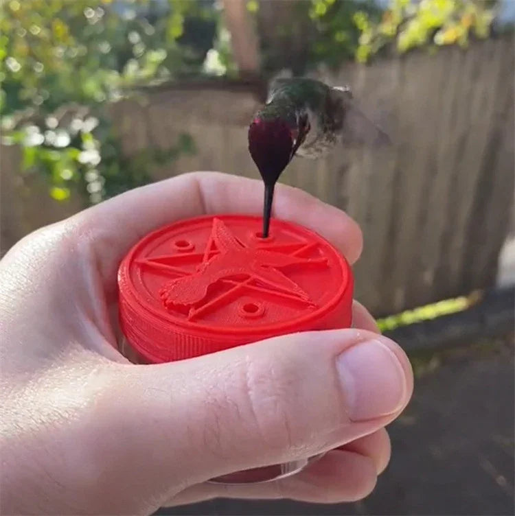 Hand Humming Bird Feeder Hand Held Bird Feeder Cage Feeding Bird Feeder Bottle