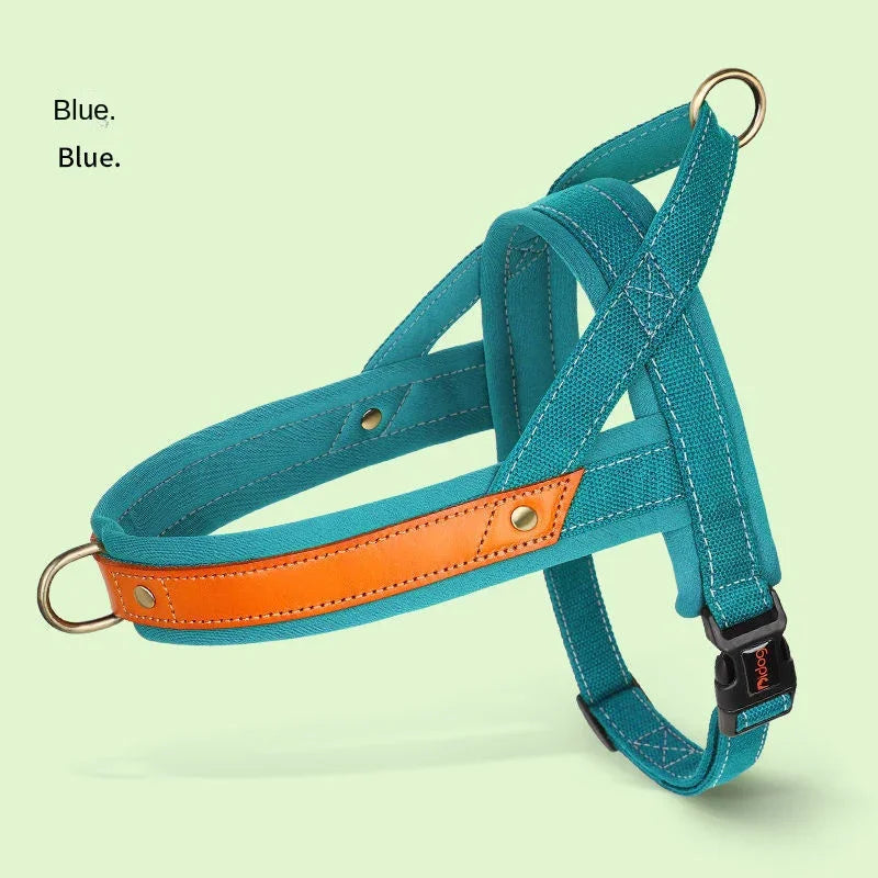 No Pull Dog Harness Soft Padded Dog Harnesses Vest Reflective Pet Training Harnesses Durable For Small Medium Large Dogs Bulldog