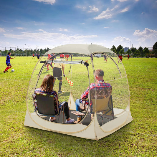 Jaxilyn Sports Tent All Weather Pod Instant Tent Shelter 4-5 PersonPop Up Bubble Tent Outdoor Provides Rain Tent for Soccer Football Watching Sports Events Camping Fishing