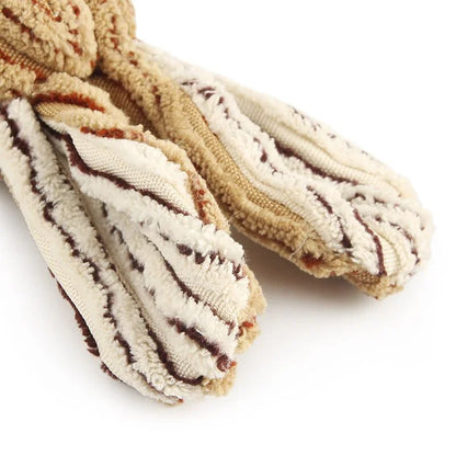 Corduroy Sound Pet Toy Dog Squeak Toy for Rabbit Mouse Cattle Clean Teeth Puppy Toys Pet Accessories Small Dog Toy