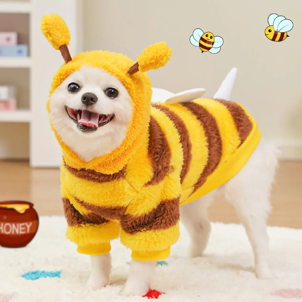 Pet clothes dog cat transformation outfit teddy bear fighting cat plush toy