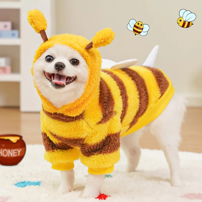 Pet clothes dog cat transformation outfit teddy bear fighting cat plush toy