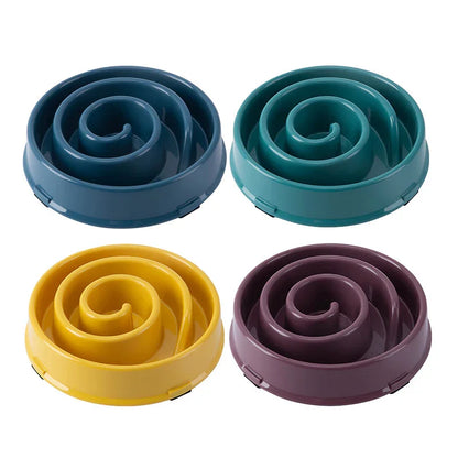 Slow Feeding Bowl for Dogs and Cats Anti-Slip and Anti-Choking Pet Feeder Pet Supplies