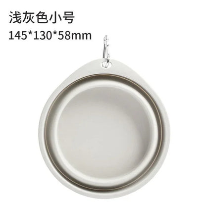 Xiaomi Folding Pet Feeding Bowl Foldable Cat Dog Food Container Travel Portable Water Bowl Feeder Eco-friendly Silicone BPA