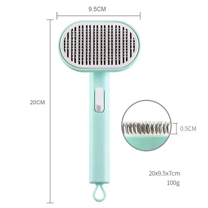 Pet comb pet hair removal brush cat and dog comb automatic hair removal and beauty brush