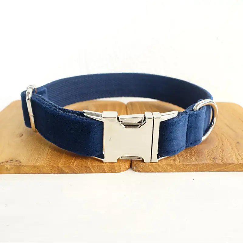 Adjustable Velvet Dog Collar BabyFour