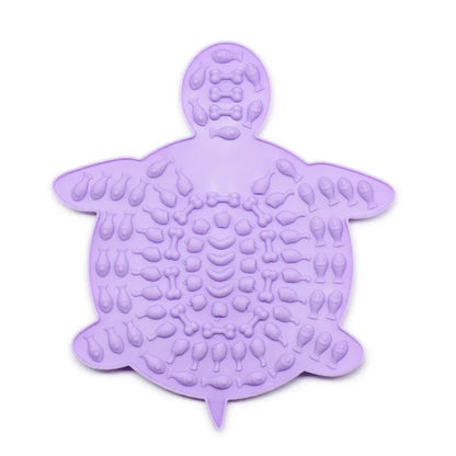 Silicone Pet Mat Dog Licking Mat Pet Padding Golden Fishing Dog Licking Tray Pet Slow Food Mat Licking Mat Pet Bowl Dog Bowl
