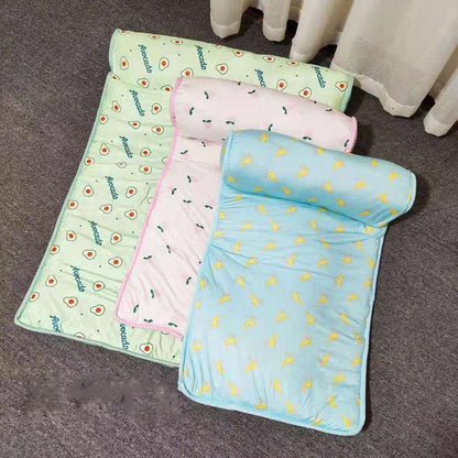 Cat dog pet ice pad summer autumn cooling heatstroke prevention sleeping mat fruit mat non-slip ice silk mat