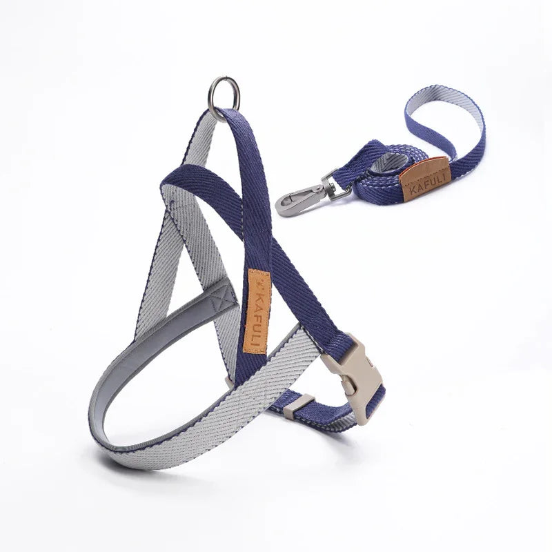 Dog Leash Pet Vest Chest Harness Medium And Large Dog French Dog Golden Retriever Dog Walking Rope