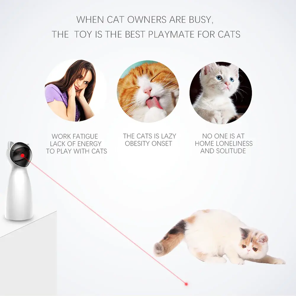 Bontop Cat Teaser Toy P01 Automatic Cat Play Device BabyFour
