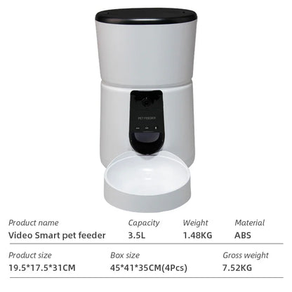 Wifi Smart APP Pet Feeder Household use Microchip Dog Automatic Pet Feeder Automatic Pet Feeder