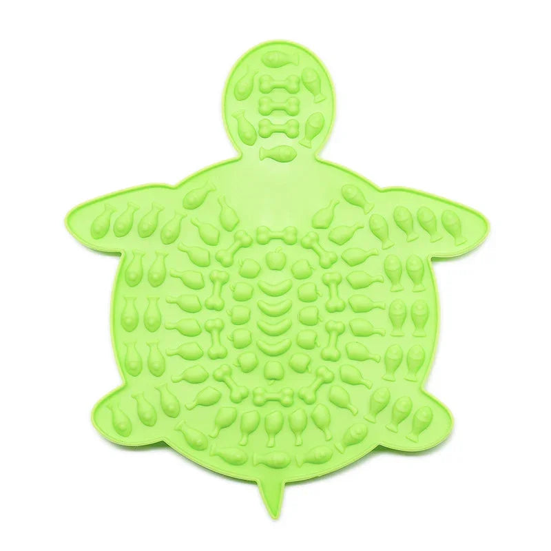Silicone Pet Mat Dog Licking Mat Pet Padding Golden Fishing Dog Licking Tray Pet Slow Food Mat Licking Mat Pet Bowl Dog Bowl