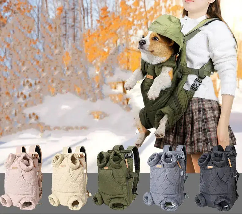Cozy Pet Winter Adventure Backpack BabyFour