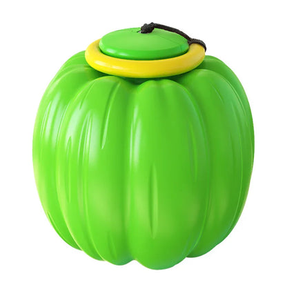 Pet Supplies Dog Molars Bite Resistant Ball Pumpkin Hand Throwing Elastic Toy Ball