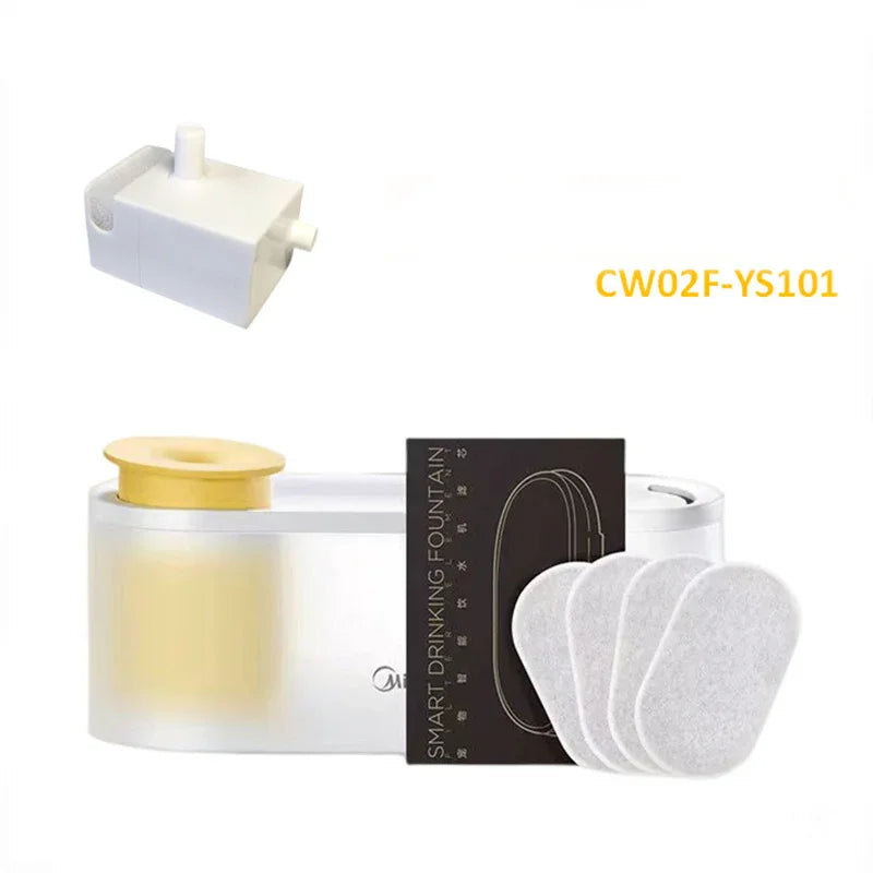 Wireless Water Pump Filter Element Accessories Are Applicable To Midea Pet Drinking Fountain