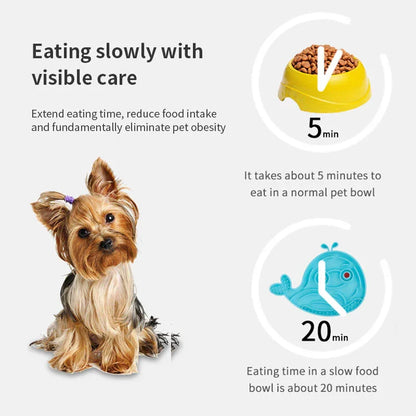 Pet slow food bowl feeder licking mat slow food bowl cat bowl dog basin pet bowl dog bowl pet licking mat