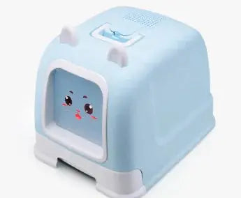 Deluxe Enclosed Cat Litter Box with Drawer BabyFour