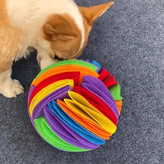 Second Generation Sniffing Pad Dog Sniff Ball Toy Dog Snuffle Ball Pet Foldable Sniff Ball