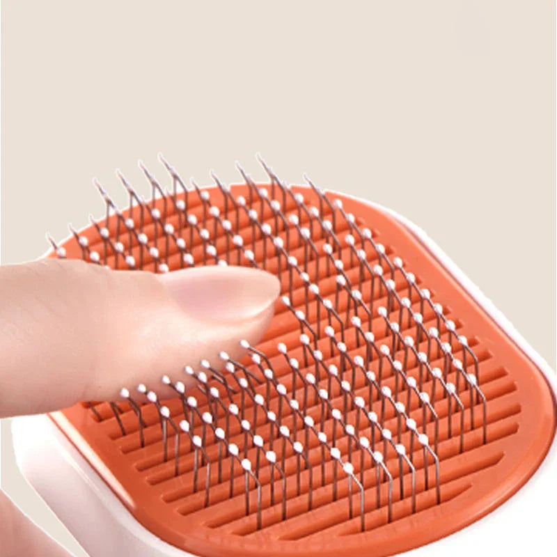 Pet comb pet hair removal brush cat and dog comb automatic hair removal and beauty brush
