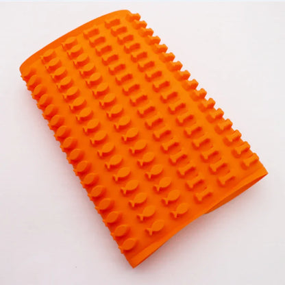 Fish and Bone Baking Mat Silicone Draining Mat Fish Bone Dog Food Biscuit Mold Pet Biscuit Mold