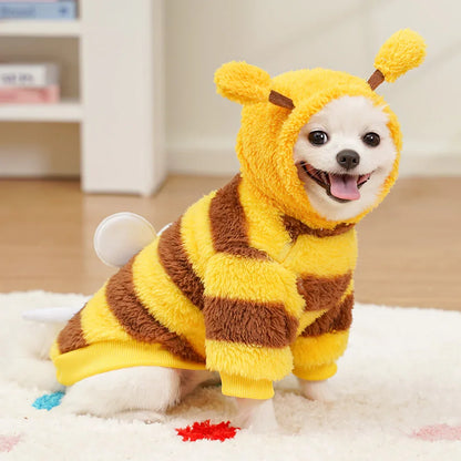 Pet clothes dog cat transformation outfit teddy bear fighting cat plush toy
