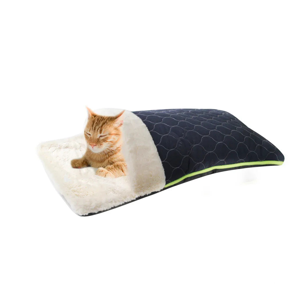 Autumn And Winter Deep Sleep Creative Cat Litter Quilted Cotton Quilted Plush Slippers Cat Bed Dog Pad Pet Litter