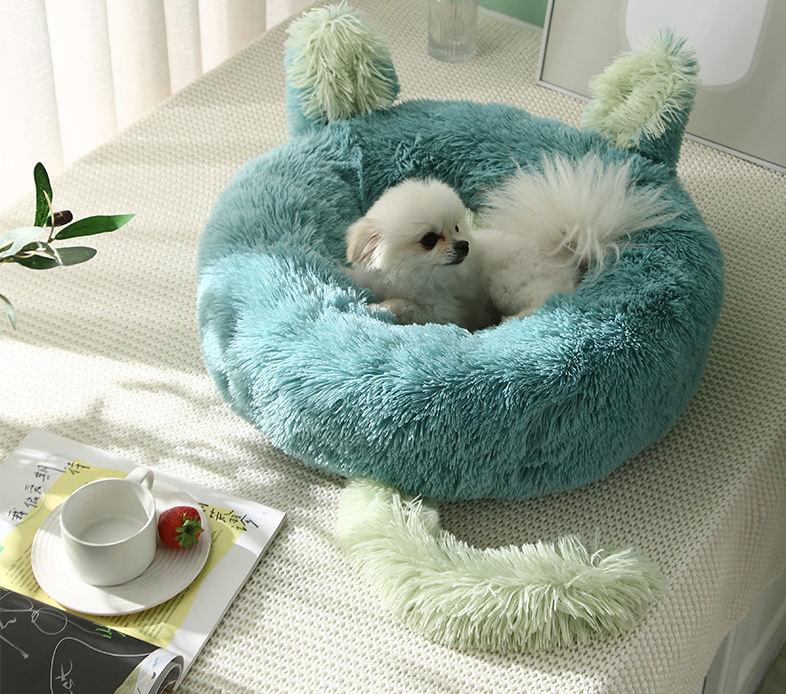 Cat Litter Dog Litter Rabbit Ears Pet Litter Dog Bed Winter Warm Mat Dog Mat Pet Supplies