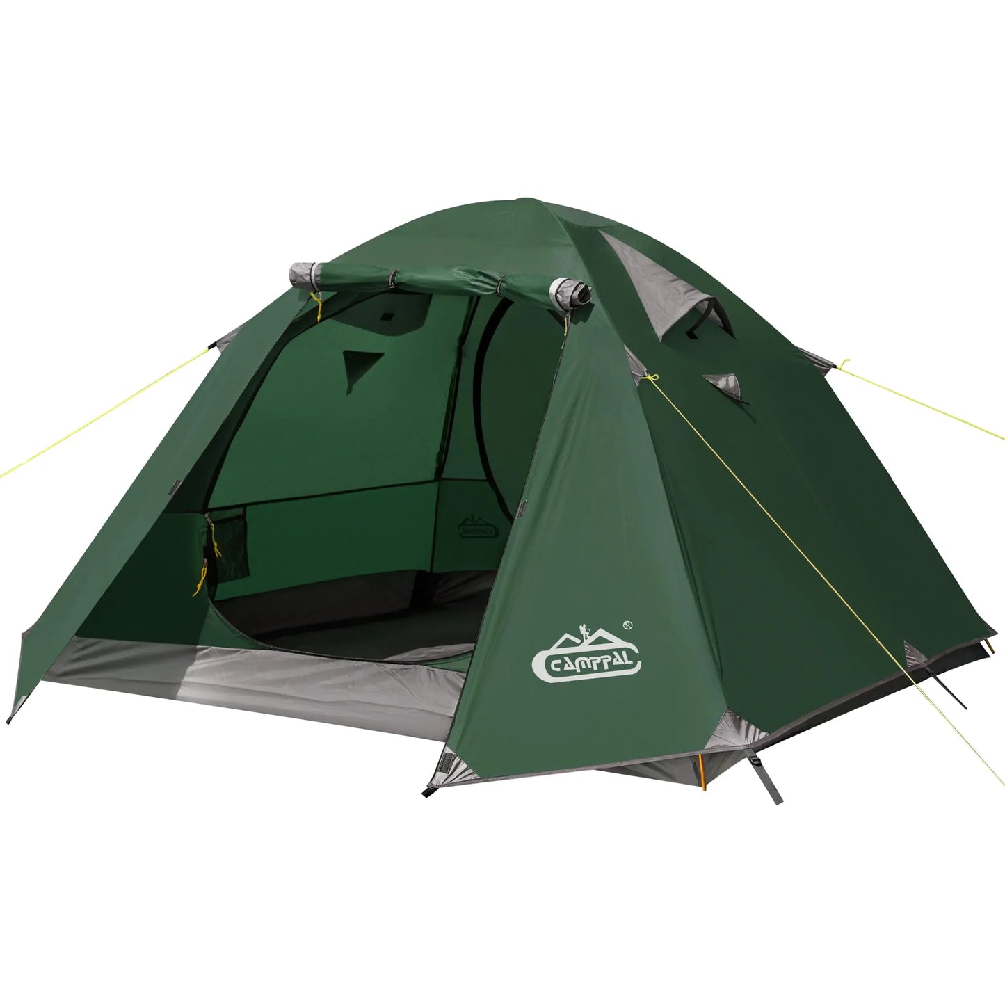 Camppal 2-3 Person Tent Backpacking Tent Waterproof Windproof 4 Season Tent for Camping Easy Setup Two Person Tent for Backpacking Hiking Hunting Motor Cycling & Biking