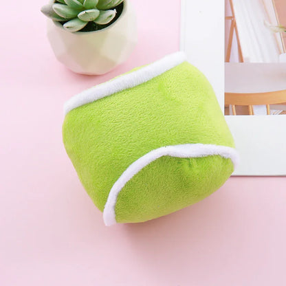 Pet Plush Squeaky Simulation Ball Dog Toy