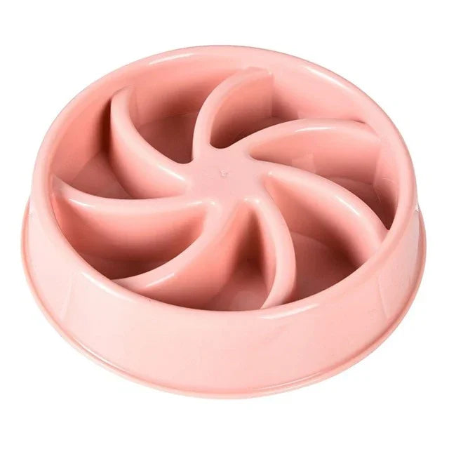 Pet Dog Slow Eating Training Bowl for Puppy Kitten Plastic Food Feeding Bowl Pet Avoid Choke Feeder Pet Dog Training Bowl