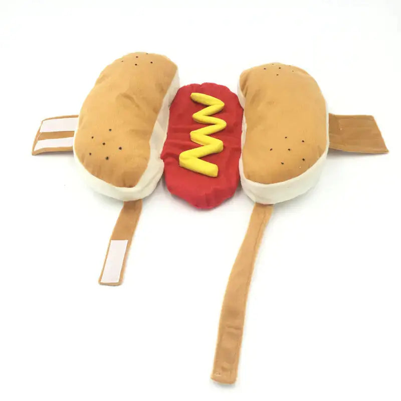 Festive Hamburger Pet Outfit for Halloween BabyFour