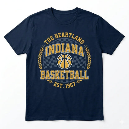 Indiana Basketball Classic City Pride Fan Apparel - T-Shirt, Tank Top, Long Sleeve, Sweatshirt, Hoodie