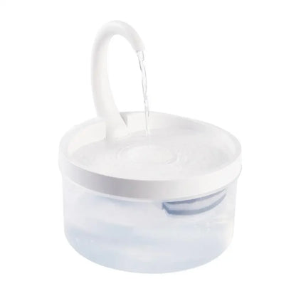 Pet Water Fountain Swan Neck Shaped Cat Water Dispenser USB Charging Automatic Drinking Fountain 2L With LED Light For Cat Dog