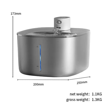 HydraPaws Stainless Steel Water Dispenser BabyFour