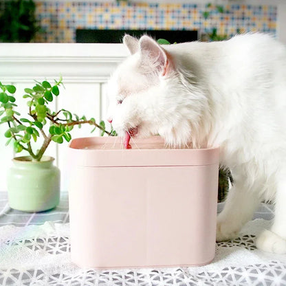Automatic Electric Mute USB Cat Water Fountain Dog Pet Drinker Feeder Bowl with Filter Radar Induction Water Dispenser