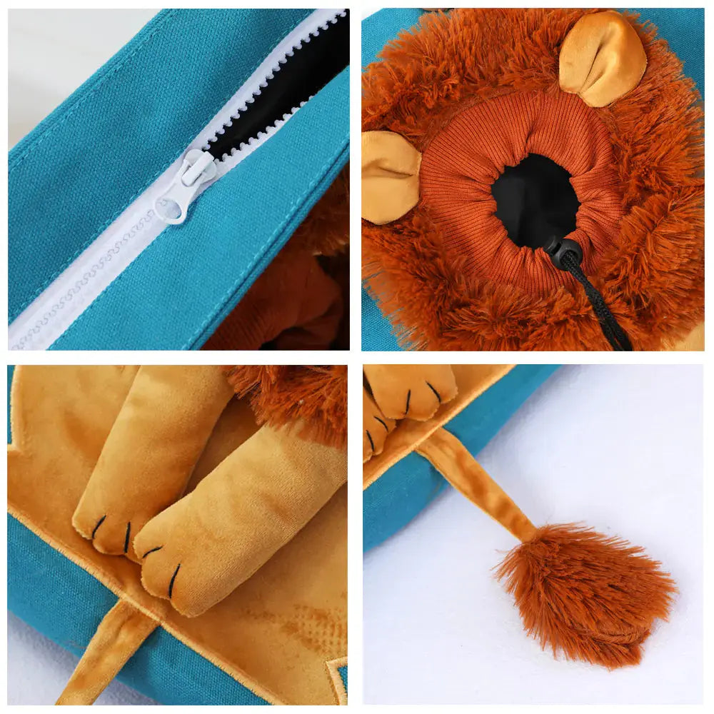 Lion Crest Soft Travel Pet Bag BabyFour