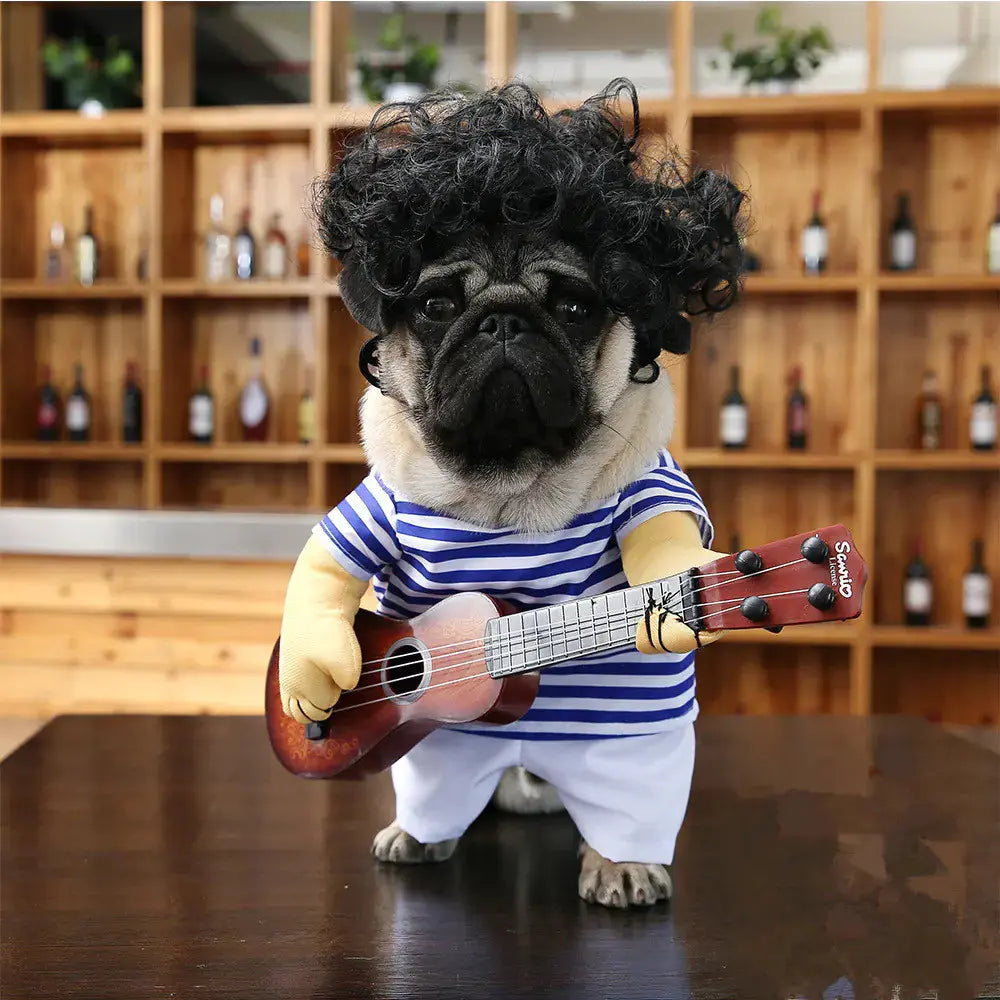 Rockstar Pooch Guitar Costume BabyFour