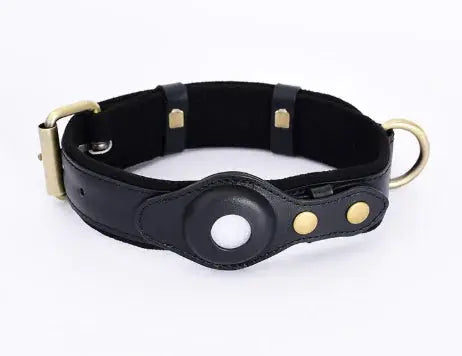 Premium Leather Tracker Collar for Dogs BabyFour