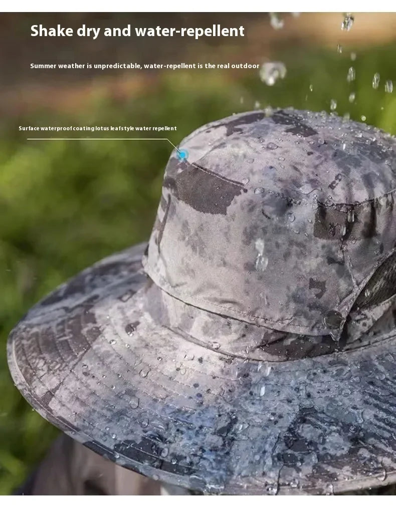 Solar Powered Cooling Fan Hat