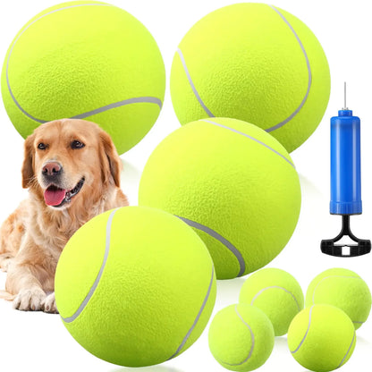 Puppy Playtime Mega Pack - Giant & Mini Tennis Balls Set for Dogs