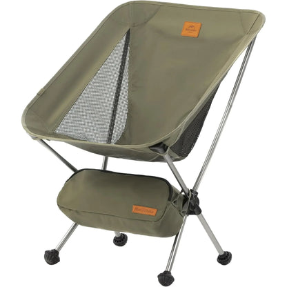 Naturehike YL08 Ultralight Camping Chair 2.12 LBS Portable Backpacking Chair with Storage Bag & Anti-Sinking Feet Lightweight Compact Collapsible Camp Chair