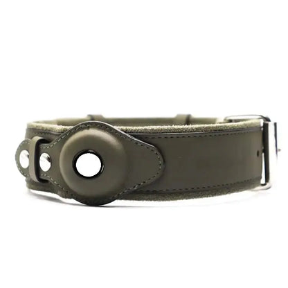 Premium Leather Tracker Collar for Dogs BabyFour