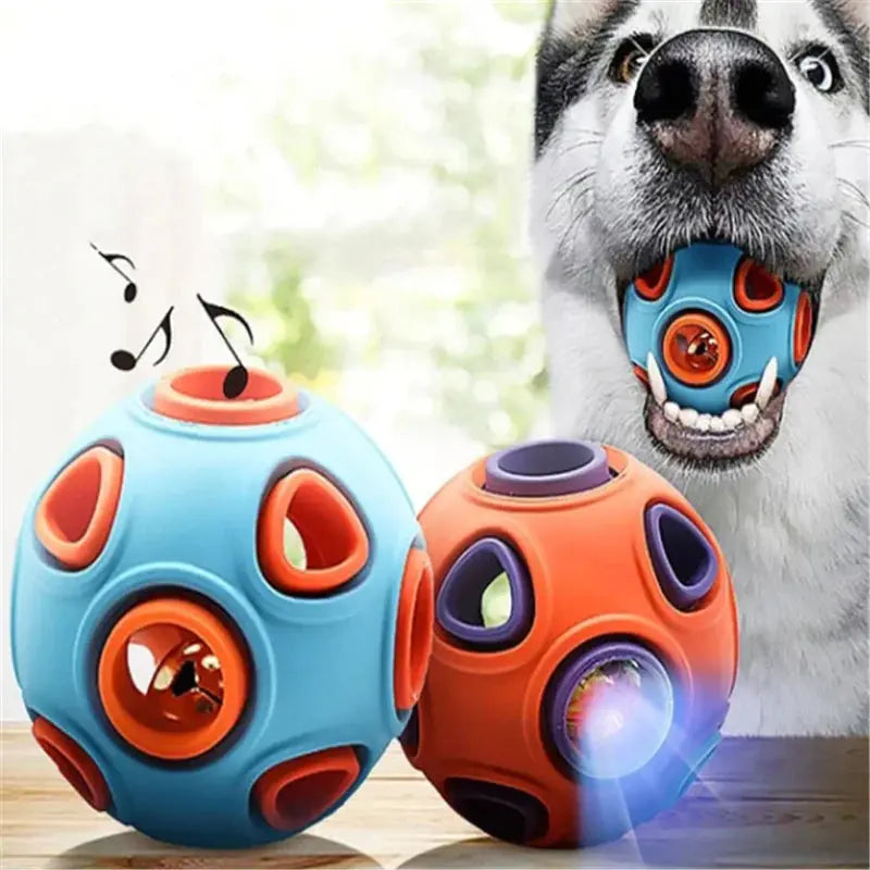 Interactive LED Sound Chewing Ball Dog Toy My Store