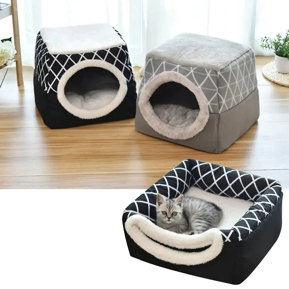 Plush Paws Pod - Dual Animal Bed BabyFour