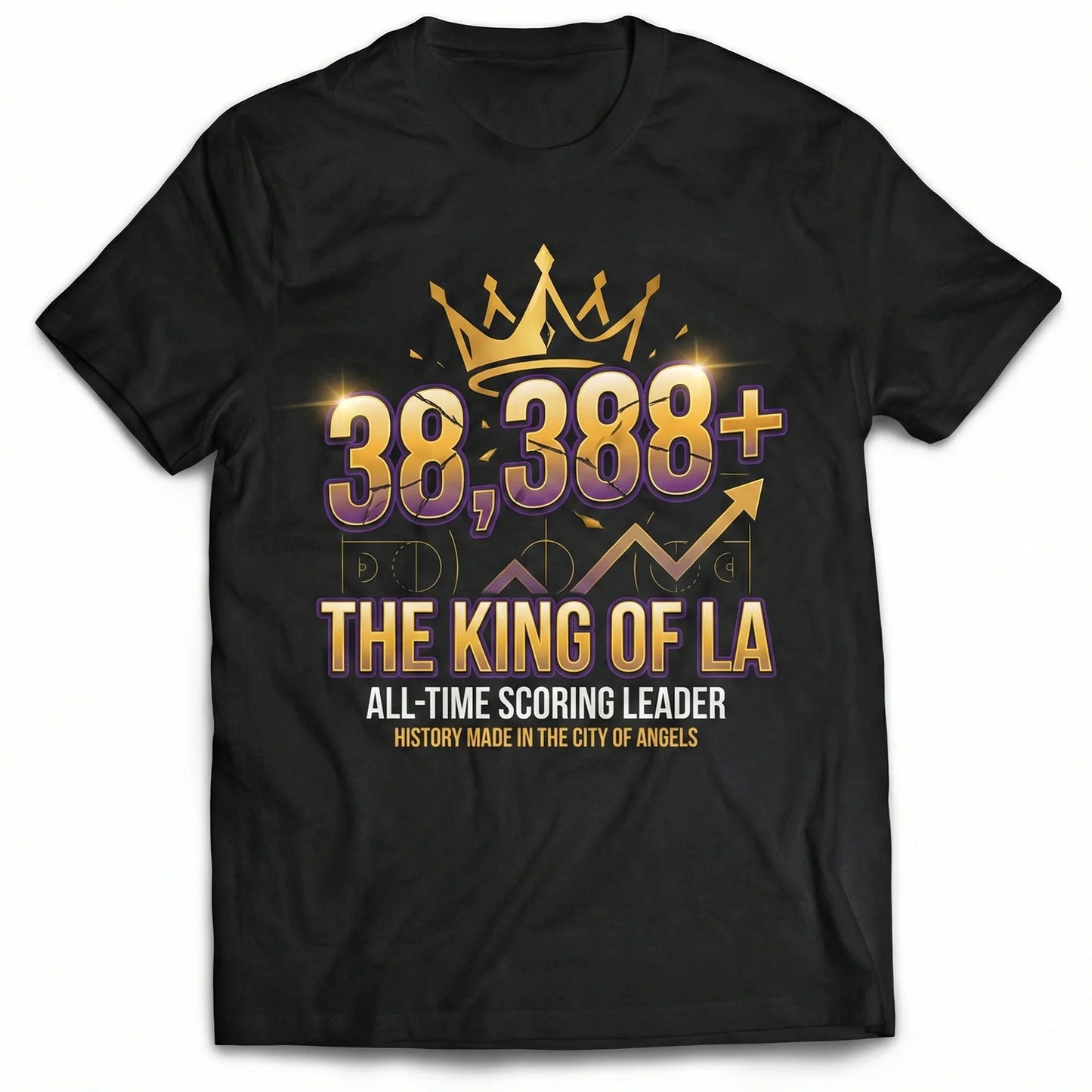 Los Angeles Basketball Fan Slogan Graphic Apparel - "Lake Show" Spirit Gear